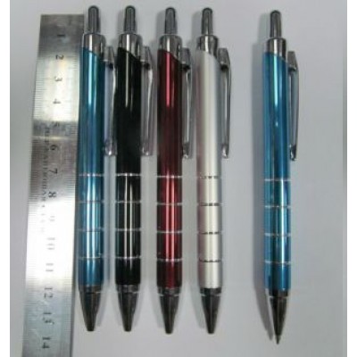 Ручка шариковая автом  метал  BAIXIN  BP711 (цветной микс)