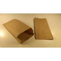 Пакет бумажный коричневый  размер 10/4*21 (1000 шт)
