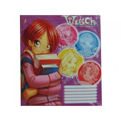 Зошит із малюнком на обкладинці 12листів косий (25 шт.)