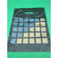 Пакет с прорезной ручкой (30*40) ДВУХЦВЕТНЫЕ КВАДРАТЫ маленький (50 шт) Пакет с прорезной ручкой (30*40) ДВУХЦВЕТНЫЕ КВАДРАТЫ маленький (50 шт)