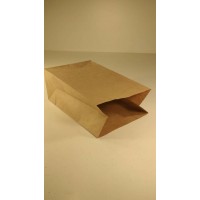 Пакет с дном бумажный 24*15*9  коричневый №11 (25 шт)