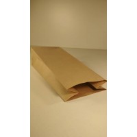 Пакет с дном бумажный 36*15*9  коричневый №10 (25 шт)
