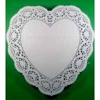 Салфетка ажурная СЕРДЦЕ Ф26,7(250шт) (1 пачка)