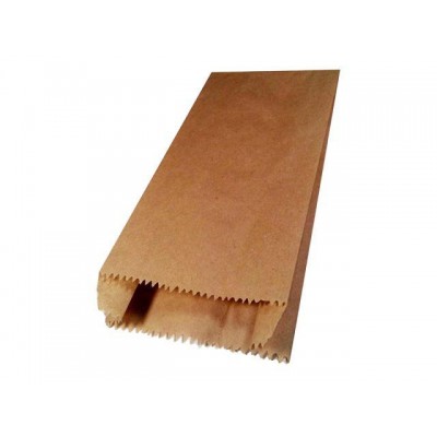 Пакет бумажный 10/4*19 коричневый (1000 шт) Пакет бумажный 10/4*19 коричневый (1000 шт)