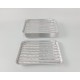 Форма для гриля прямоугольная алюминиевая 1550мл X20G(F) 100шт (1 пачка)