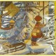 Дизайнерская салфетка (ЗЗхЗЗ, 20шт) LuxyНГ За окном (848) (1 пачка)