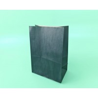 Пакет с дном бумажный 28*19*11,5  ЧЕРНЫЙ (25 шт)