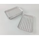 Форма для гриля прямоугольная алюминиевая 1550мл X20G(F) 100шт (1 пачка)