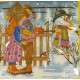 Новогодняя салфетка (ЗЗхЗЗ, 20шт) LuxyНГ Новогодний поцелуй (851) (1 пачка)