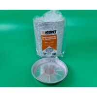 Круглая, пещевая, алюминиевая форма 600мл C5-26G 100шт (1 пачка)