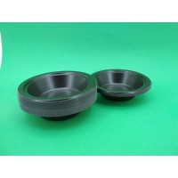 Миска одноразовая пластиковая 350 ml Черная (50 шт)