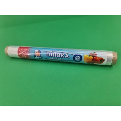 Пищевая пленка стрейч ПЕ  30м ширина 29см 6мк 