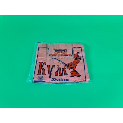 Пакет майка №22*38 Кум красная (100шт) (1 пачка) Пакет майка №22*38 Кум красная (100шт) (1 пачка)