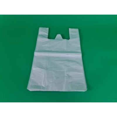 Пакет майка без рисунка размер 27*47 Белая 12 мкр (200шт.) (1 пачка) Пакет майка без рисунка размер 27*47 Белая 12 мкр (200шт.) (1 пачка)