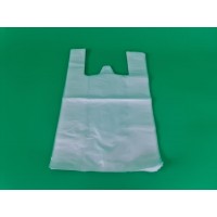 Майка фасовочная полиэтиленовая размер 29*49 Белая 18 мкр (250шт) (1 пачка)