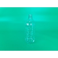 Пластиковая бутылка  ПЭТ 1,0 л, прозрачная с крышкой СБ 100 шт (100 шт)