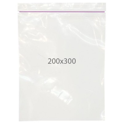 Пакет с замком Zip-lock 20х30 (100шт) (1 пачка)