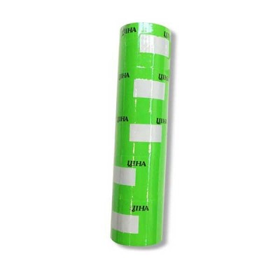 Ценник Бумажный  большой Зеленый  (р30*40мм) 3,5м (5 шт)