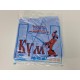 Пакет майка поліетиленова розмір 24х43 Кум колір синій 100шт/уп.