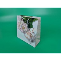 Пакет бумажный подарочный квадратный 23*24*10(артKV-204) (12 шт)