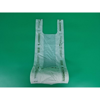 Майка в рулоні поліетиленова біорозкладна розмір 22х42 