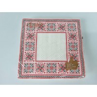 Салфетка (ЗЗхЗЗ, 16шт)  La Fleur Симметричный орнамент (1308) (1 пачка)