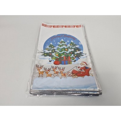 Упаковка новогодняя для конфет и подарков (25*40) №20 Мerry christmas (100 шт)