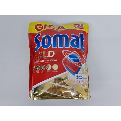 Таблетки для посудомоечных машин SOMAT (72шт)  (1 шт)