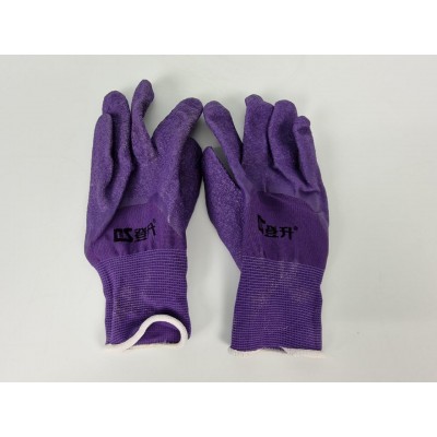 Хозяйственные перчатки из стрейчевая покрыта вспененным латексом №379 (12 пар)