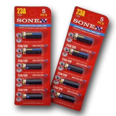 Элемент питания 23А (батарейка)  SONEX (5 шт)