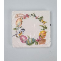 Пасхальная бумажная двухслойная салфетка (ЗЗхЗЗ, 16шт)  La Fleur 