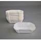 Тартолетка для чизкейка П8 Прямоугольная белая (35х80х30) (100шт) (1 уп.)