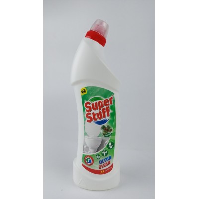 Гель для чистки унитазов SUPER STUFF 1000мл, лесная свежесть (1 шт)