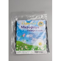 Cалфетка Микрофибра универсальная 30*30 черная Супер Торба  (1 шт)