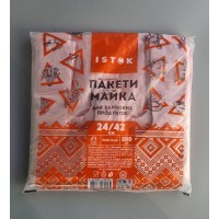 Майка фасовочная п/э №24*42 Групласт (Исток)(200шт) (1 пачка)