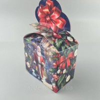 Новогодняя подарочная картонная упаковка для конфет (1000грм) №197 