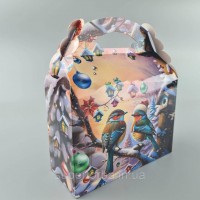 Новогодняя подарочная картонная упаковка для конфет (800грм) №207 