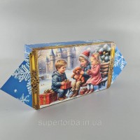 Новогодняя подарочная картонная упаковка для конфет (500грм) №239 