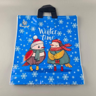 Пакет с петлевой ручкой 40*42 Н.Год 