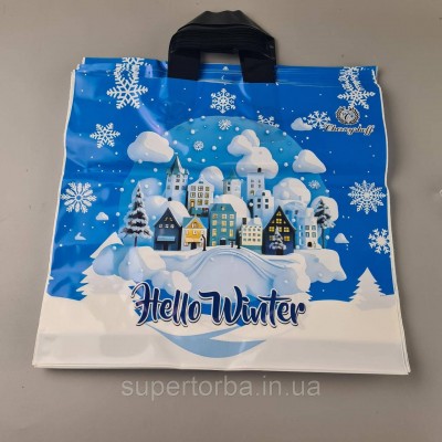 Пакет с петлевой ручкой  (38*34) Н.Год 