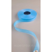 Лента полипропиленовая для воздушных шаров и подарков 2 см х 100 ярдов голубая  (1 пачка) Лента полипропиленовая для воздушных шаров и подарков 2 см х 100 ярдов голубая  (1 пачка)