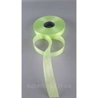 Лента полипропиленовая для воздушных шаров и подарков 2 см х 100 ярдов салатовая  (1 пачка)