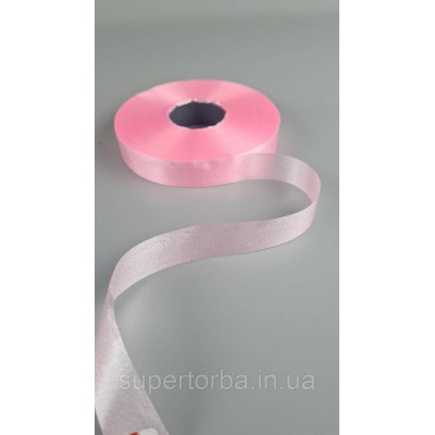 Лента полипропиленовая для воздушных шаров и подарков 2 см х 100 ярдов розовая  (1 пачка)