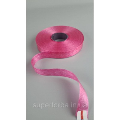 Лента полипропиленовая для воздушных шаров и подарков 2 см х 100 ярдов малиновая  (1 пачка)