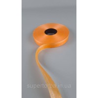 Лента полипропиленовая для воздушных шаров и подарков 2 см х 100 ярдов оранжевая  (1 пачка)