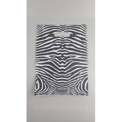 Пакеты с вырубной ручкой (28*40) 