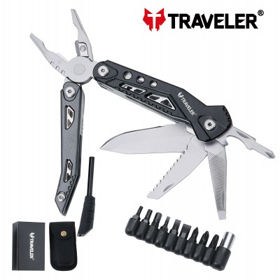 Многофункциональный нож (Мультитул) Traveler (60шт/ящ) MQ-034 Black
