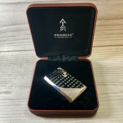 Зажигалка в подарочной коробке Promise Poker Combinations (Турбо пламя) №16656 / D-14 Poker