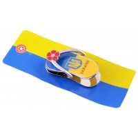Магнит-зажим Герб с Флагом Ukraine Тапочек UK-120B