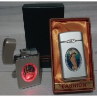 Зажигалка газовая мигающая 